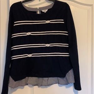 Crown and ivy nautical top SALE